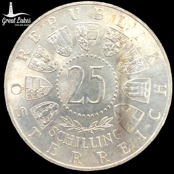 1958 Austria 25 Schilling
