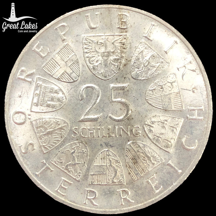 1967 Austria 25 Schilling Maria Theresa