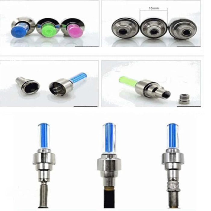 Bouchon de Valve LED Lumineux pour Roue de Vélo ciaovie