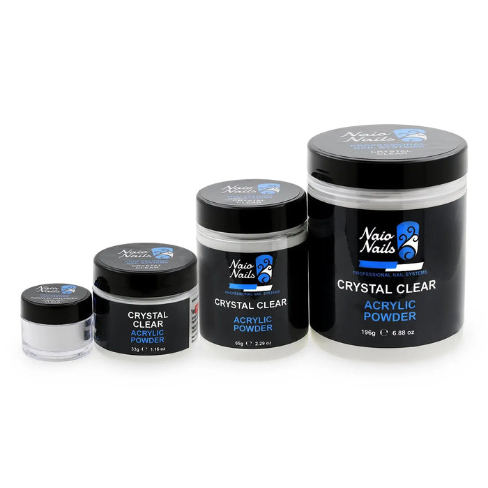 Crystal Clear Acrylic Powder 12g - 195g Naio Nails