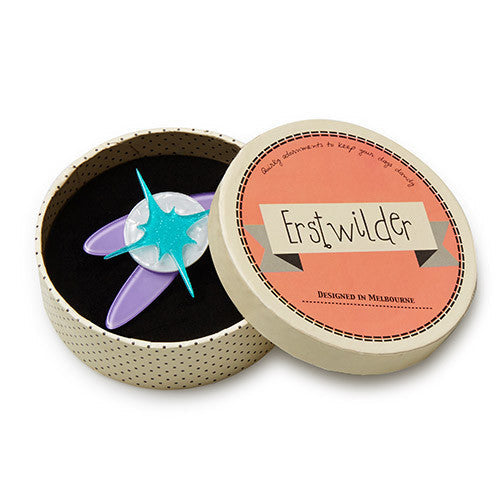 Erstwilder Super Dooper Nova Star Brooch Pin Box