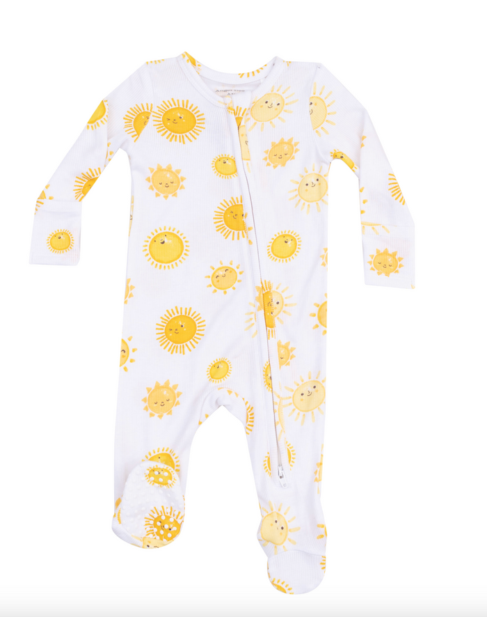Happy Suns 2 Way Zipper Footie