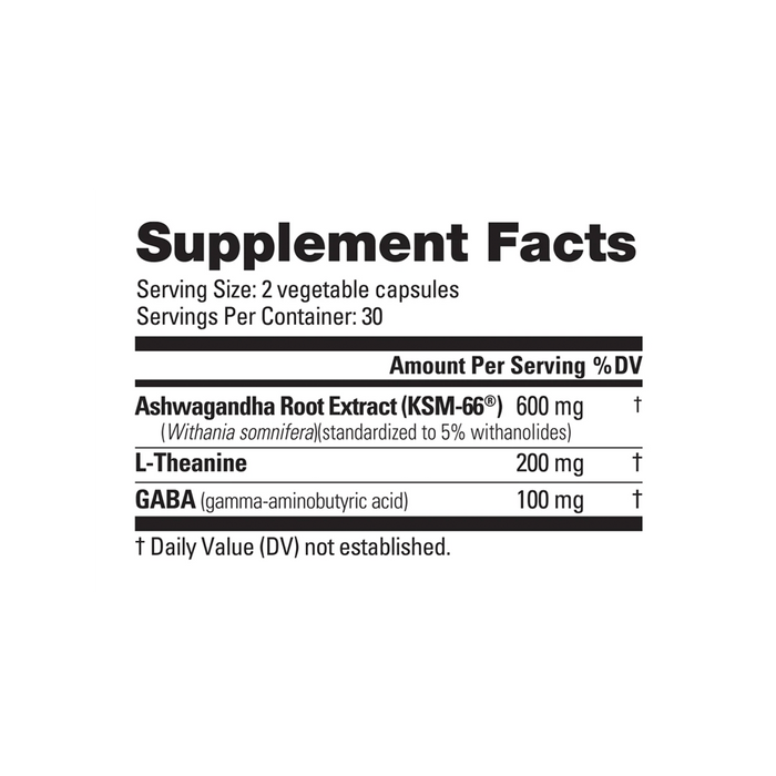 NutraBio - Calm - 60 Capsules