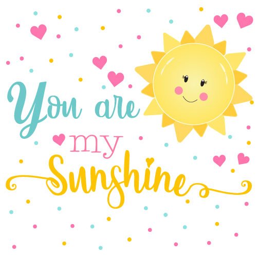 Personalized You Are My Sunshine White Toy Box Bench