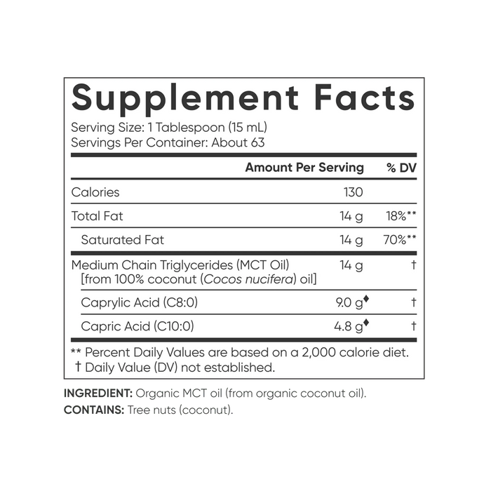 Sports Research - Organic MCT Oil