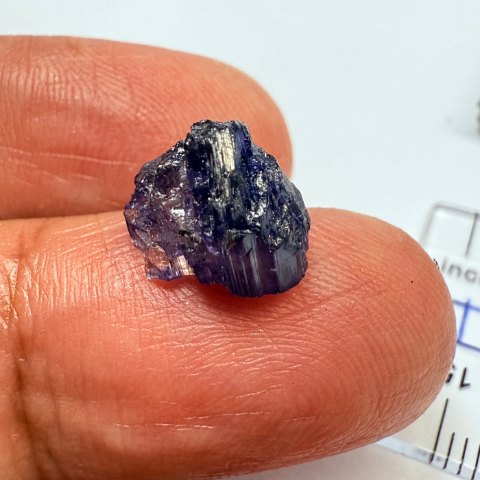 Tanzanite Crystal, 5.60ct, Tanzania, Untreated Unheated