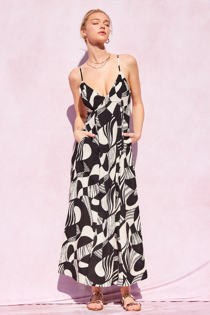 The Calliope Printed Maxi Dress