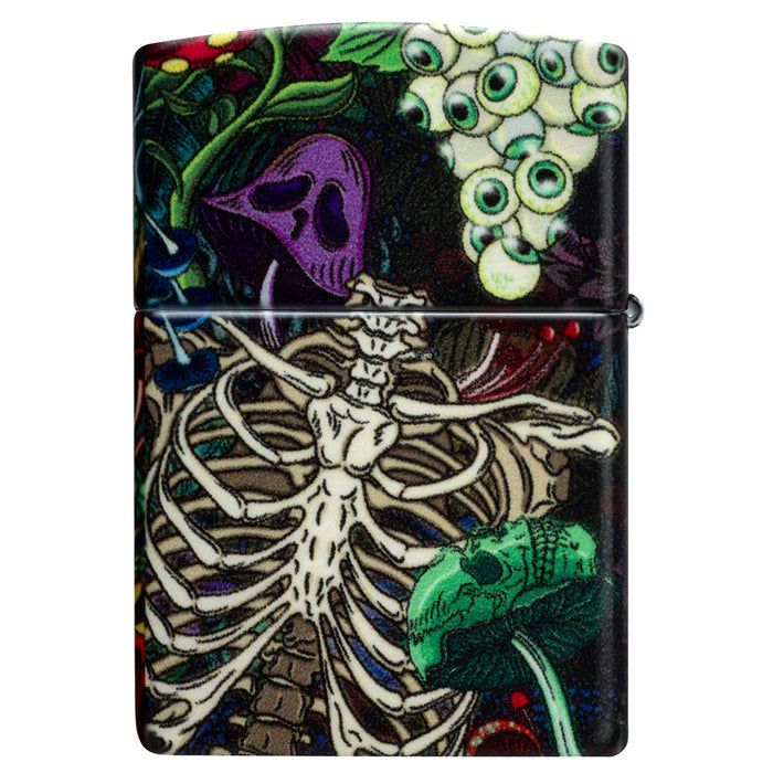 Zippo Lighter: Skeleton Collage - 540 Color 47031
