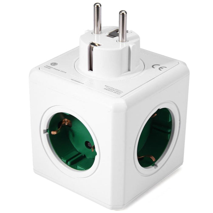 1 Piece 5 Outlets Adapter (EUROPEAN SOCKET) x
