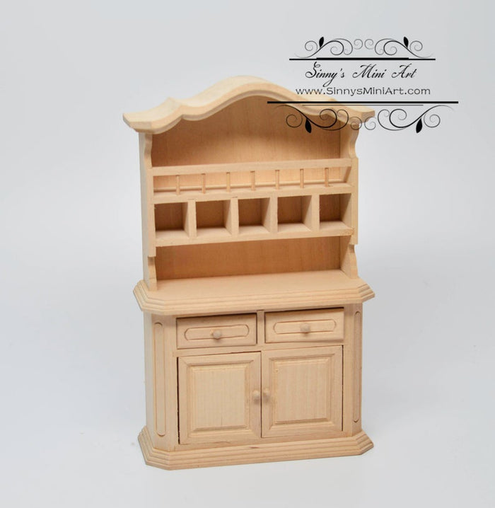 1:12 Dollhouse Miniature Unpainted Buffet/ Miniature Furniture AZ GWJ26