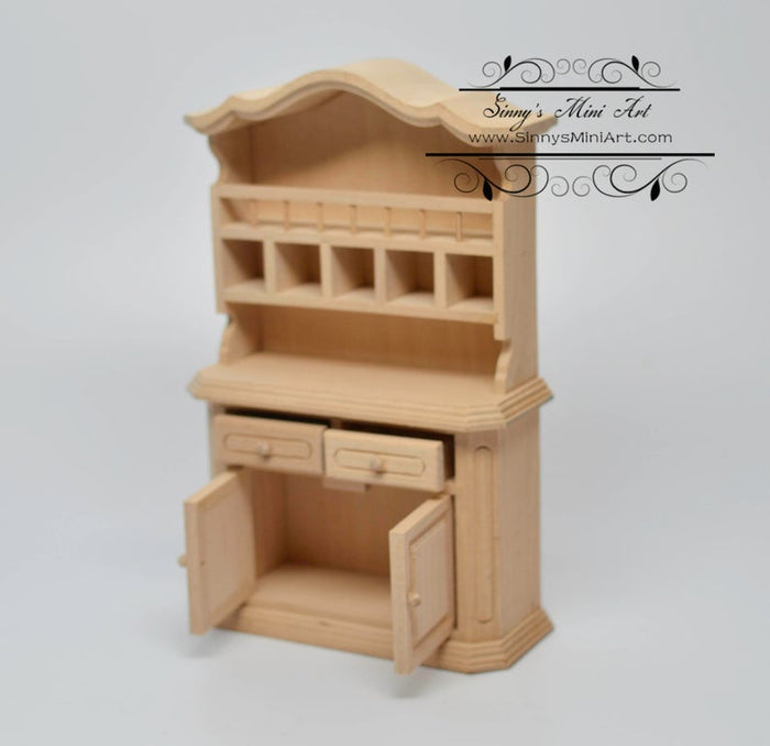 1:12 Dollhouse Miniature Unpainted Buffet/ Miniature Furniture AZ GWJ26