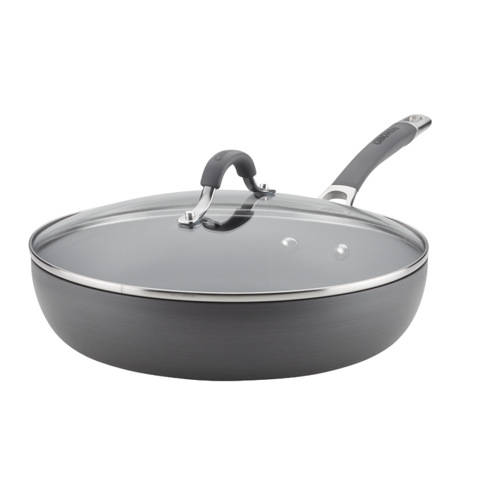 12-Inch Nonstick Deep Frying Pan