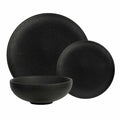 12 Piece Black Caviar Porcelain Dinner Set
