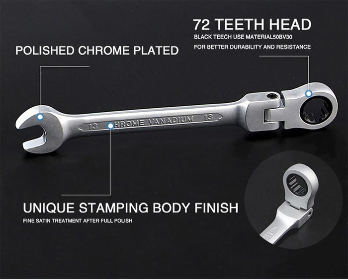 12-Piece Metric Flex x