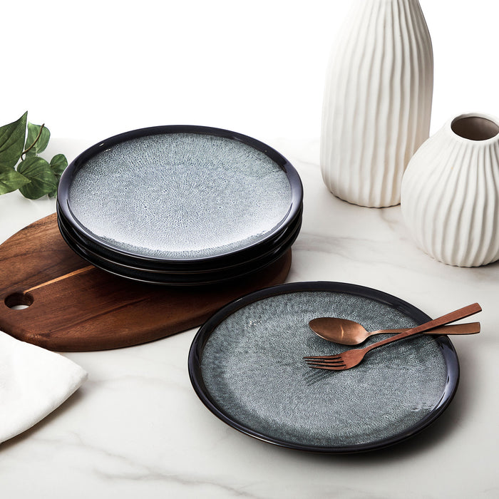 16 Piece Black Knox Stoneware Dinner Set
