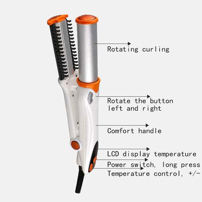2-Way Rotating Curling Iron x
