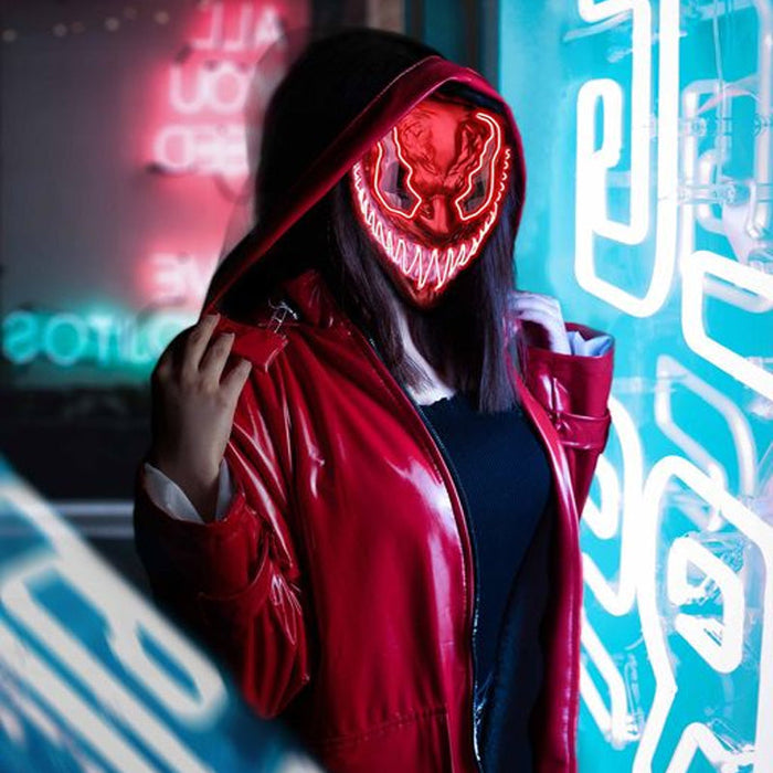 🔥2022-New Horror Led V Mask 🎃 MBFFT