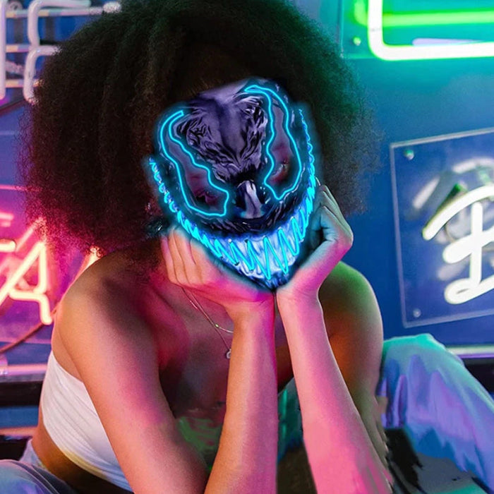 🔥2022-New Horror Led V Mask 🎃 MBFFT