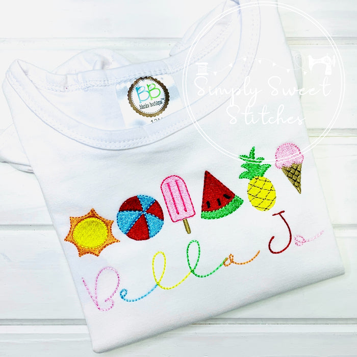 2292 - SUMMER LINE UP - SKETCH CHILD SHIRT
