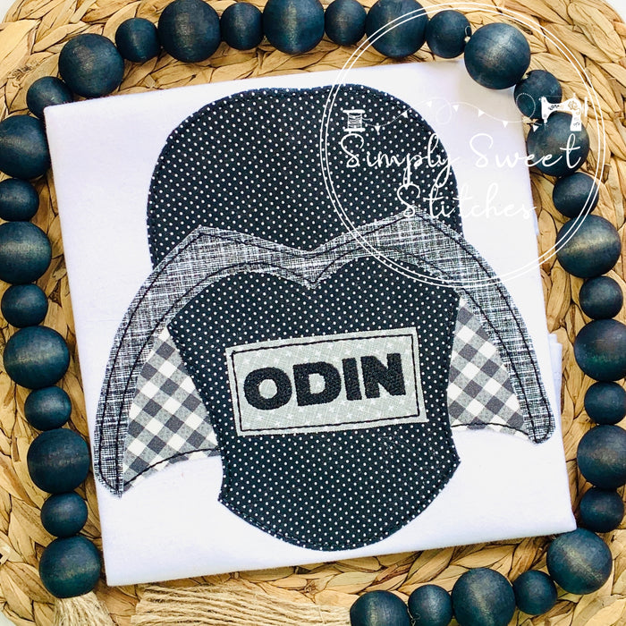 2293 - DARTH VADER - APPLIQUE CHILD SHIRT