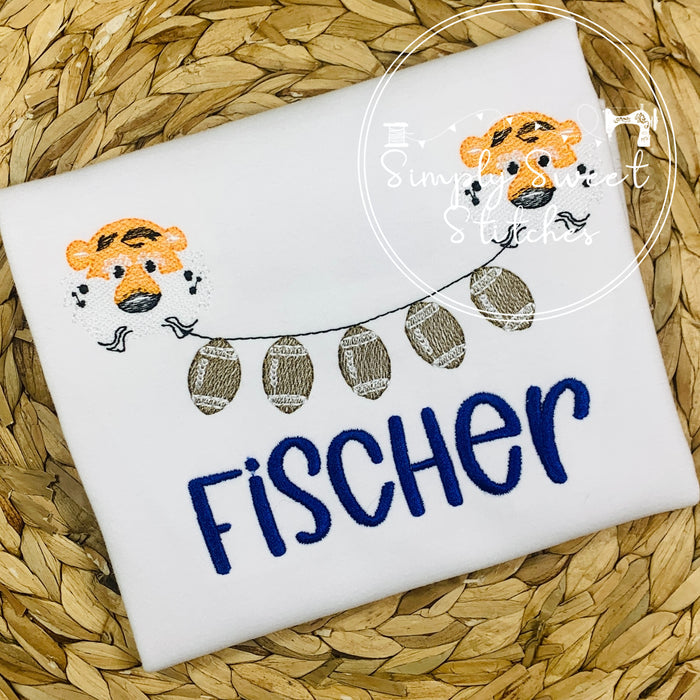 2364 - TIGER BUNTING - SKETCH CHILD SHIRT