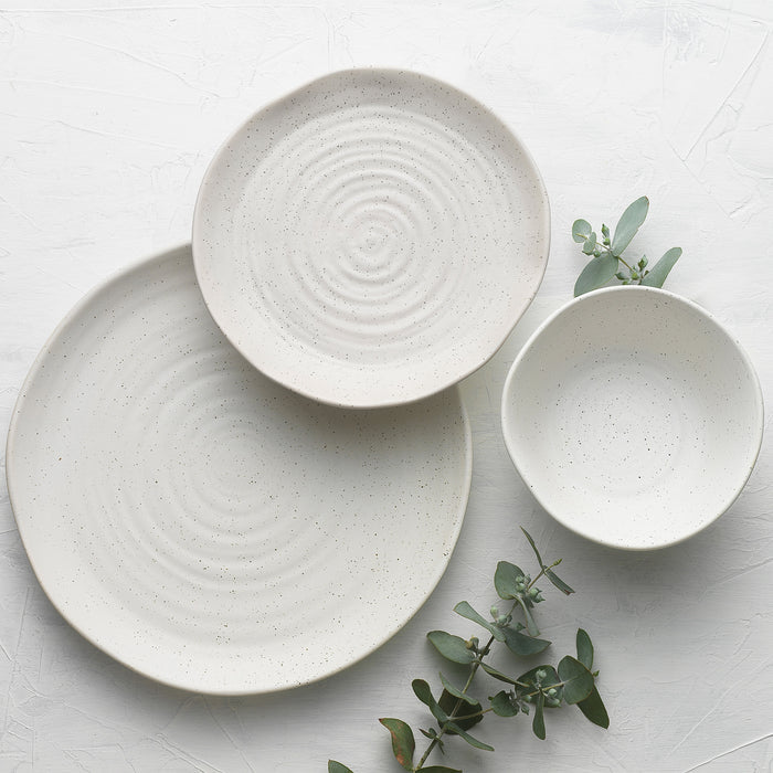 24 Piece Calico Ecology Ottawa Stoneware Dinner Set