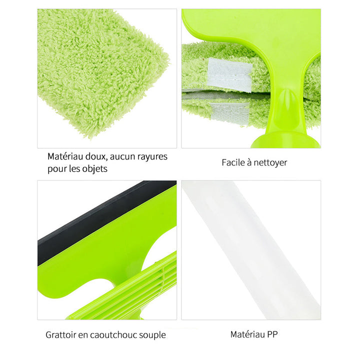 3-en-1 Outil de Nettoyage de Vitres Multifonctionnelle ciaovie