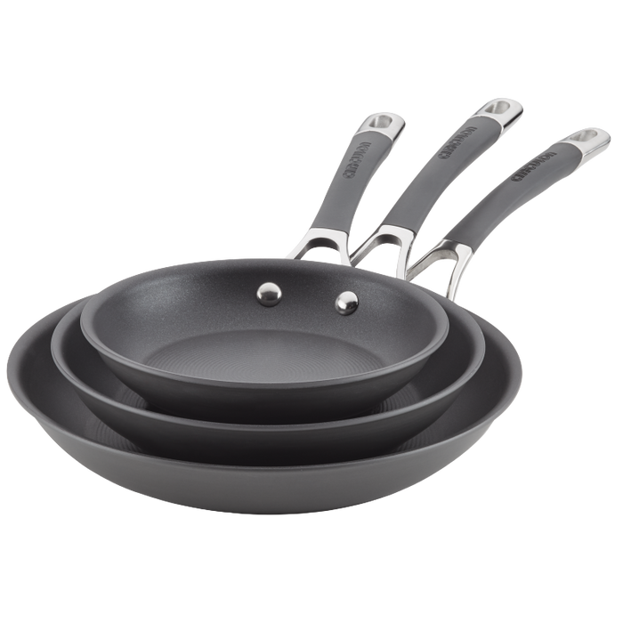 3-Piece Nonstick Frying Pan Set