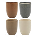 4 Piece Mocha Moss Caramel & Linen Dwell 220ml Cuddle Mug Set