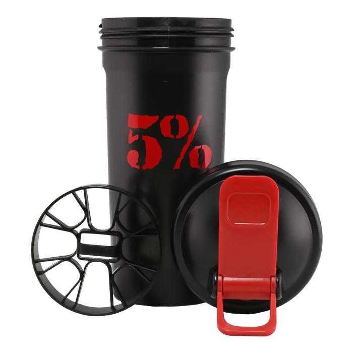 5% Nutrition - SHAKER CUP with FLIP TOP 20oz