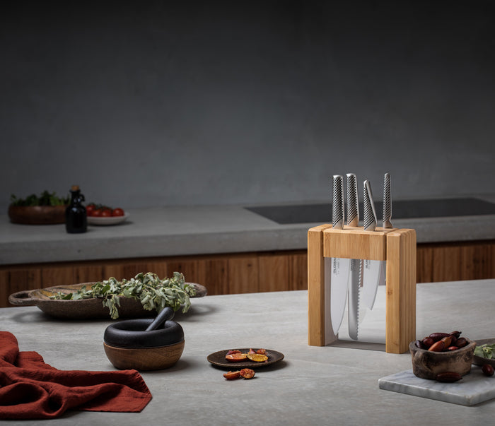 5 Piece Teikoku Knife Block Set