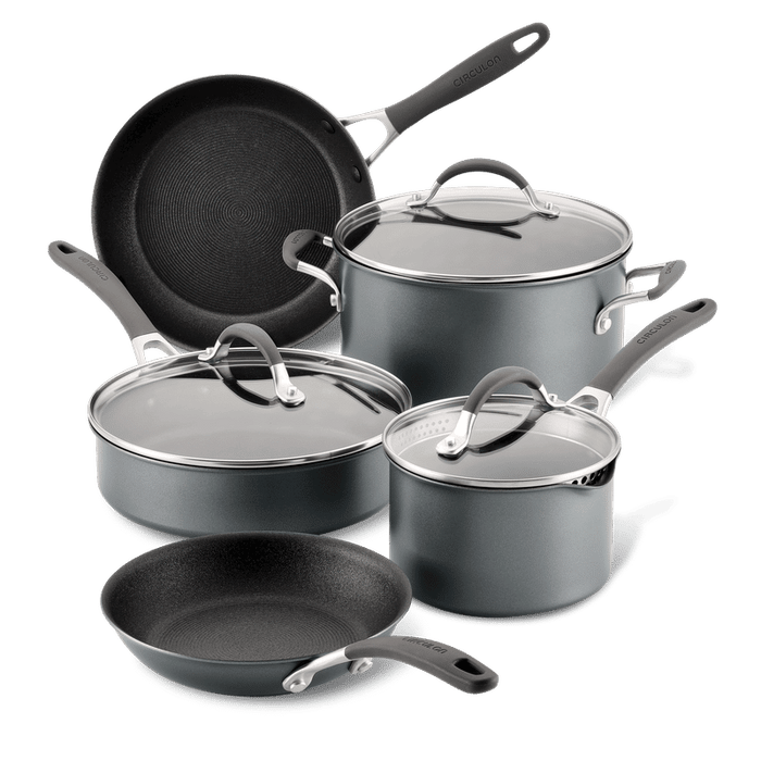 8-Piece A1 ScratchDefense™ Nonstick Cookware Set