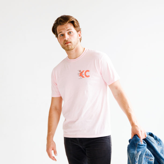 Al-Lex Kansas City Skyline Tee - Pink