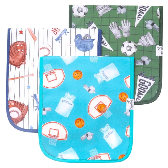 ALL STARS BURP CLOTH SET