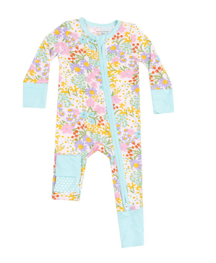 Amelia Floral 2 Way Zipper Romper