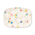 Ampersand Melamine Platter, Shuttlecock