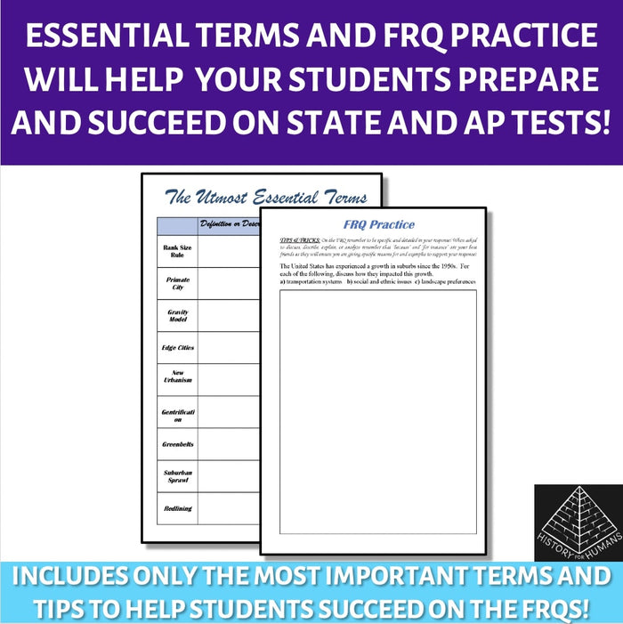 AP Human Geography Workbook Unit 7