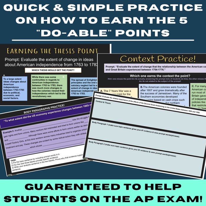 best ap us history review activities