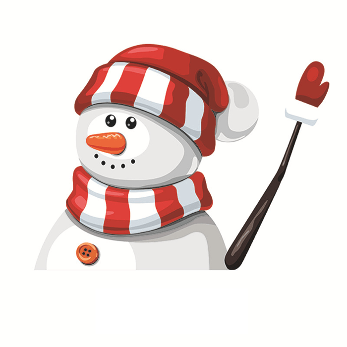 Autocollant Noël pour Essuie-glace Arrière ciaovie