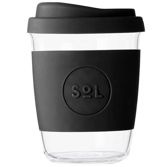 Basalt Black Glass Cup