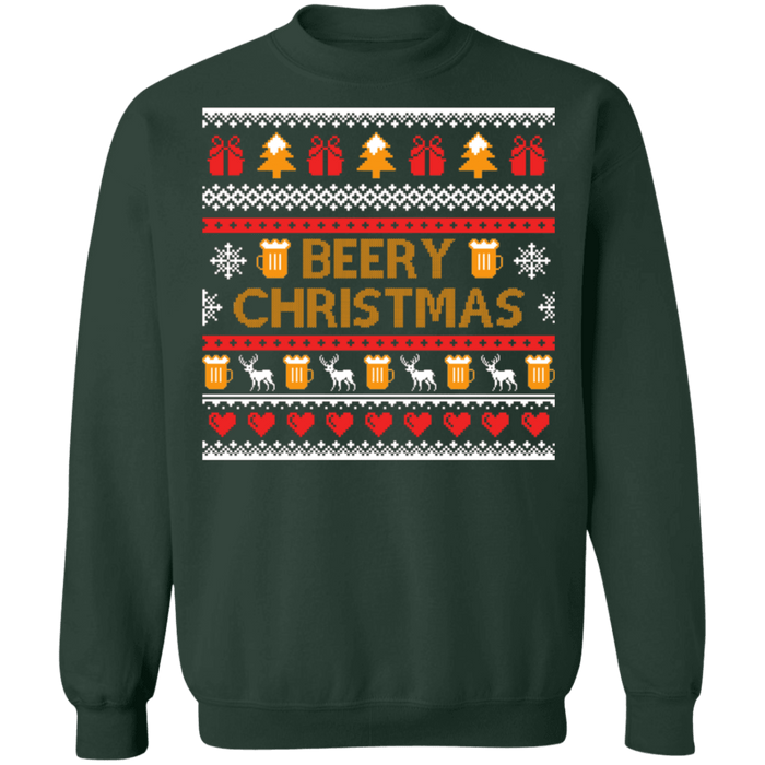 Beery Christmas Holiday Beer Ugly Sweater sweatshirt
