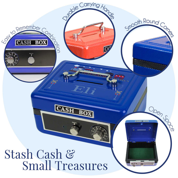 Blue Cash Box - Firetruck