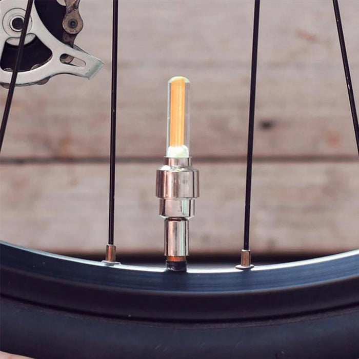 Bouchon de Valve LED Lumineux pour Roue de Vélo ciaovie