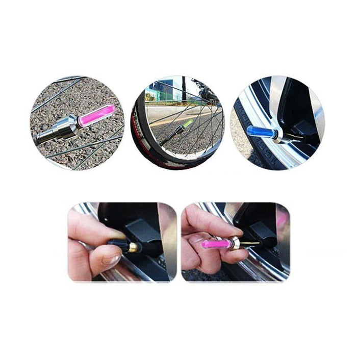 Bouchon de Valve LED Lumineux pour Roue de Vélo ciaovie