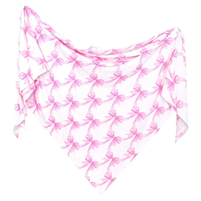 BOW MY GOSH BAMBOO SWADDLE