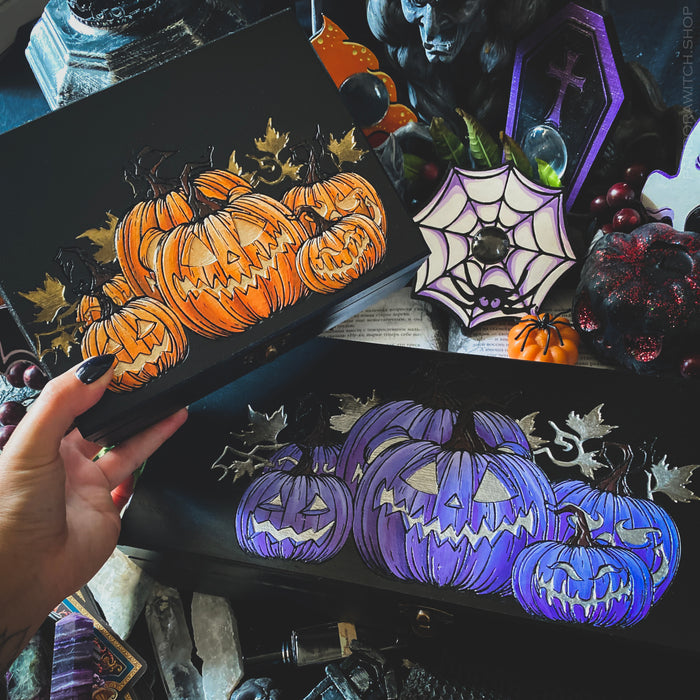 Box - Pumpkin Mood -  For 2 or 4 Tarot decks