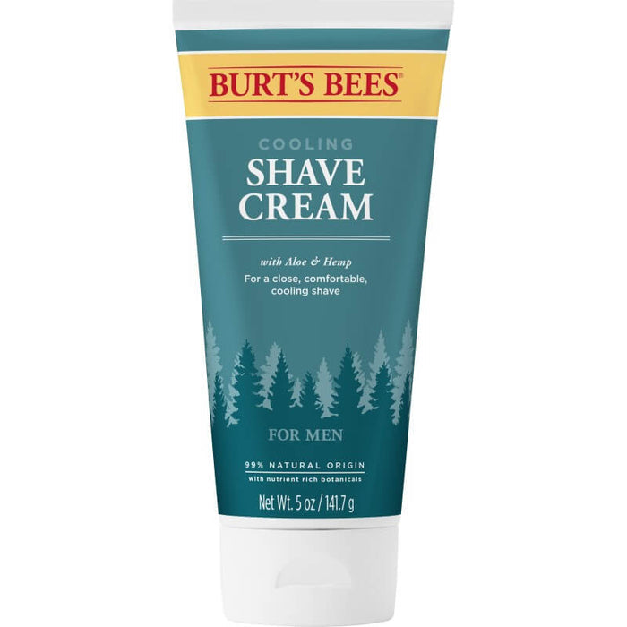 Burt's Bees Natural Skin Care for Men Cooling Shave Cream 5 oz.