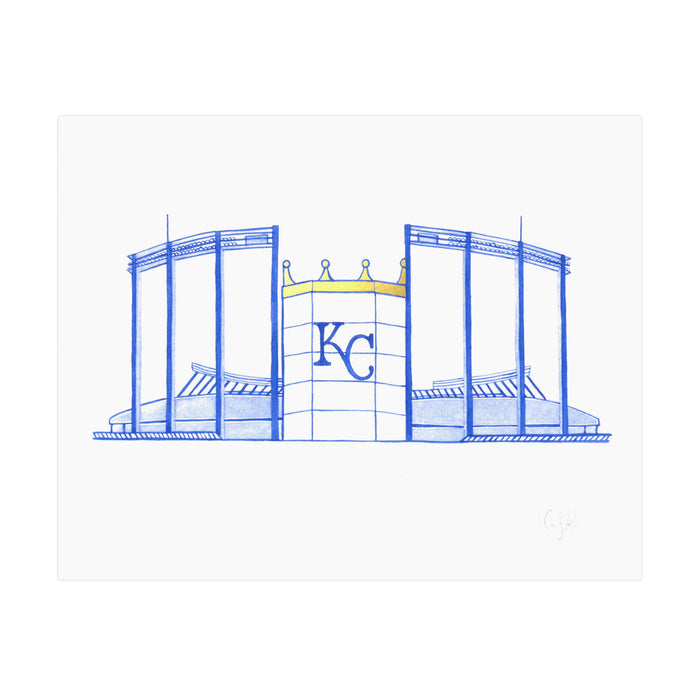 Carly Rae Studio Royals Stadium Print