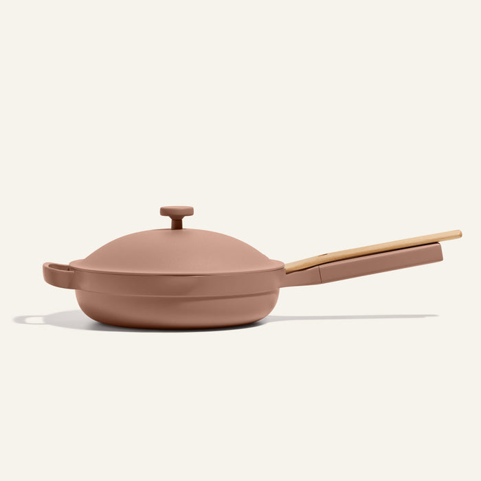 pink ceramic nonstick always pan made without PFAS