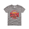 Charlie Hustle Football World Champs Kids Tee - Grey